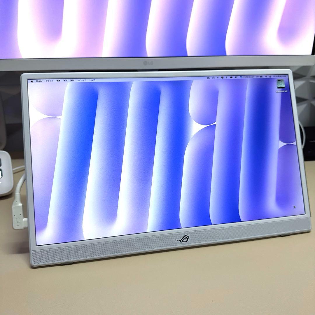 ASUS ゲーミングモバイルモニター ROG Strix XG16AHPE-W