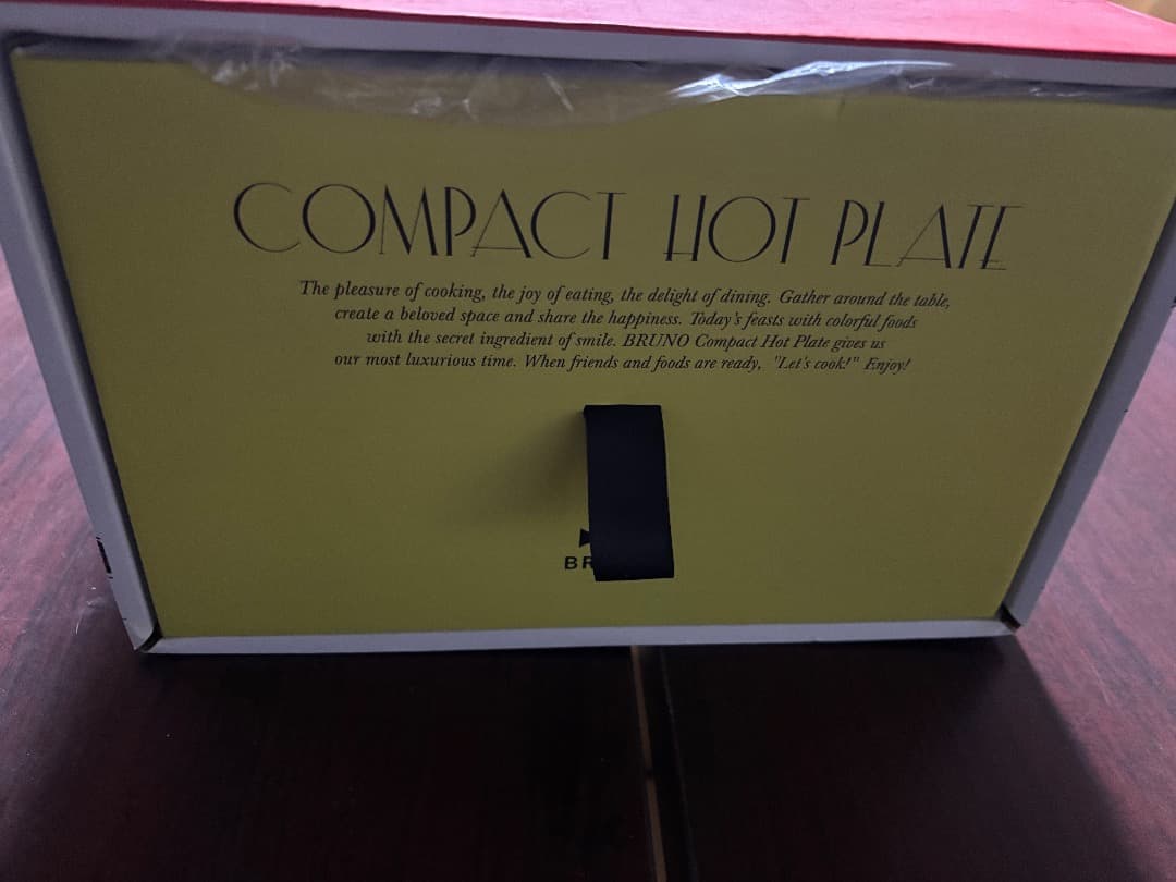 BRUNO コンパクトホットプレート レッド BOE021-WH 白 新品