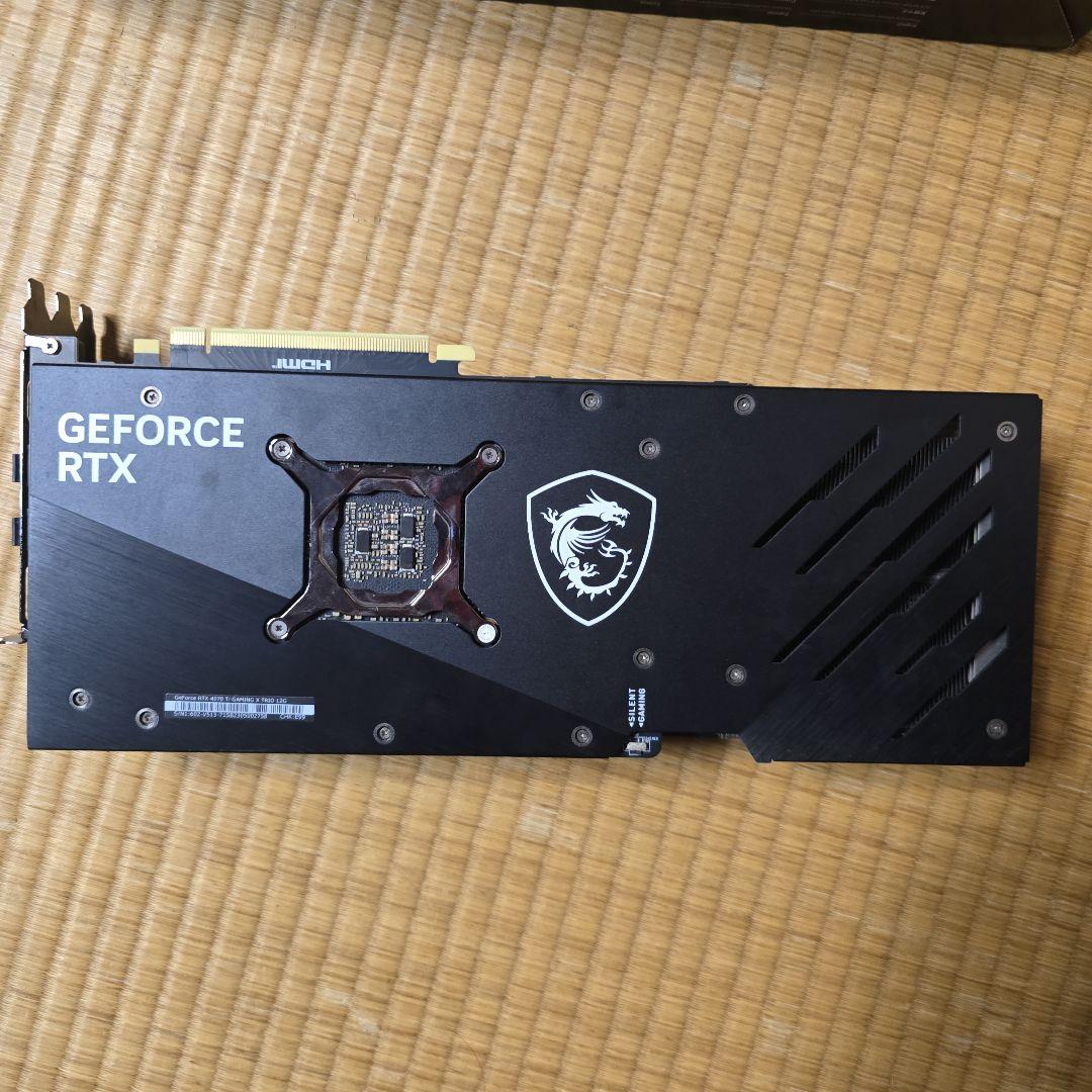 グラフィックボード・グラボ・ビデオカード MSI GeForce RTX 4070 Ti Gaming X TRIO