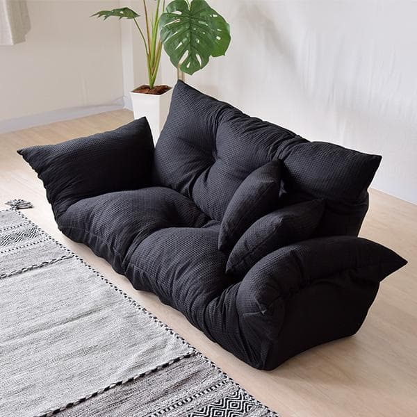 最終値下げ【通常価格: 32,800円】新ジャンボカウチソファ【オレンジ】 7