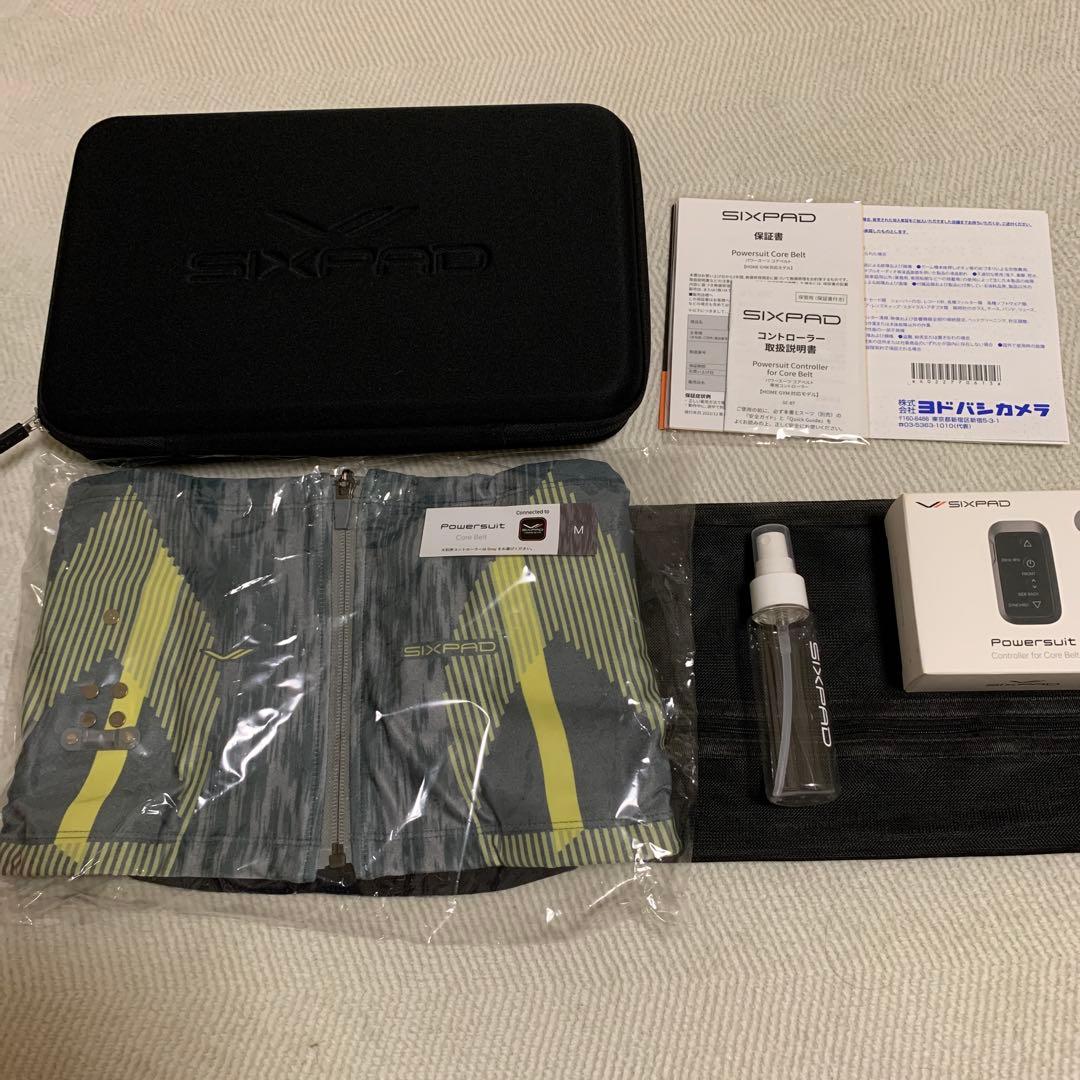 美品2024年モデル M SIXPADパワースーツコアベルト＆専用コントローラー