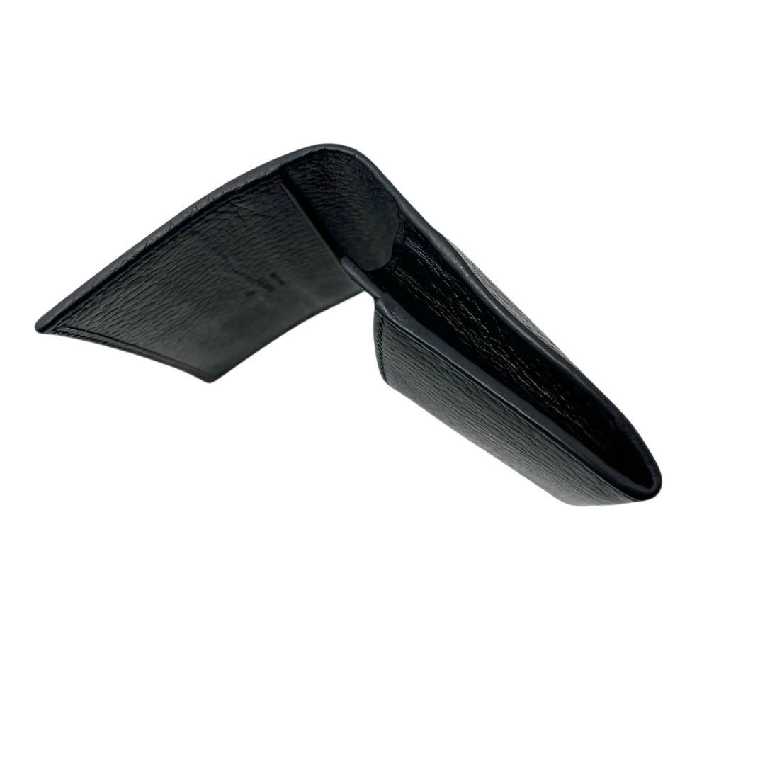 GUCCI グッチ　カードケース　名刺入れ　ゴールド金具　ユニセックス　黒