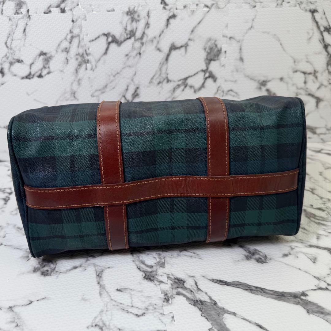 ポロラルフローレン　ボストンバッグ　ブラックウォッチ柄　ヴィンテージ