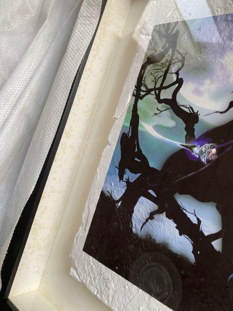 テイルズシリーズ　リオン　ジューダス　石膏版　版画