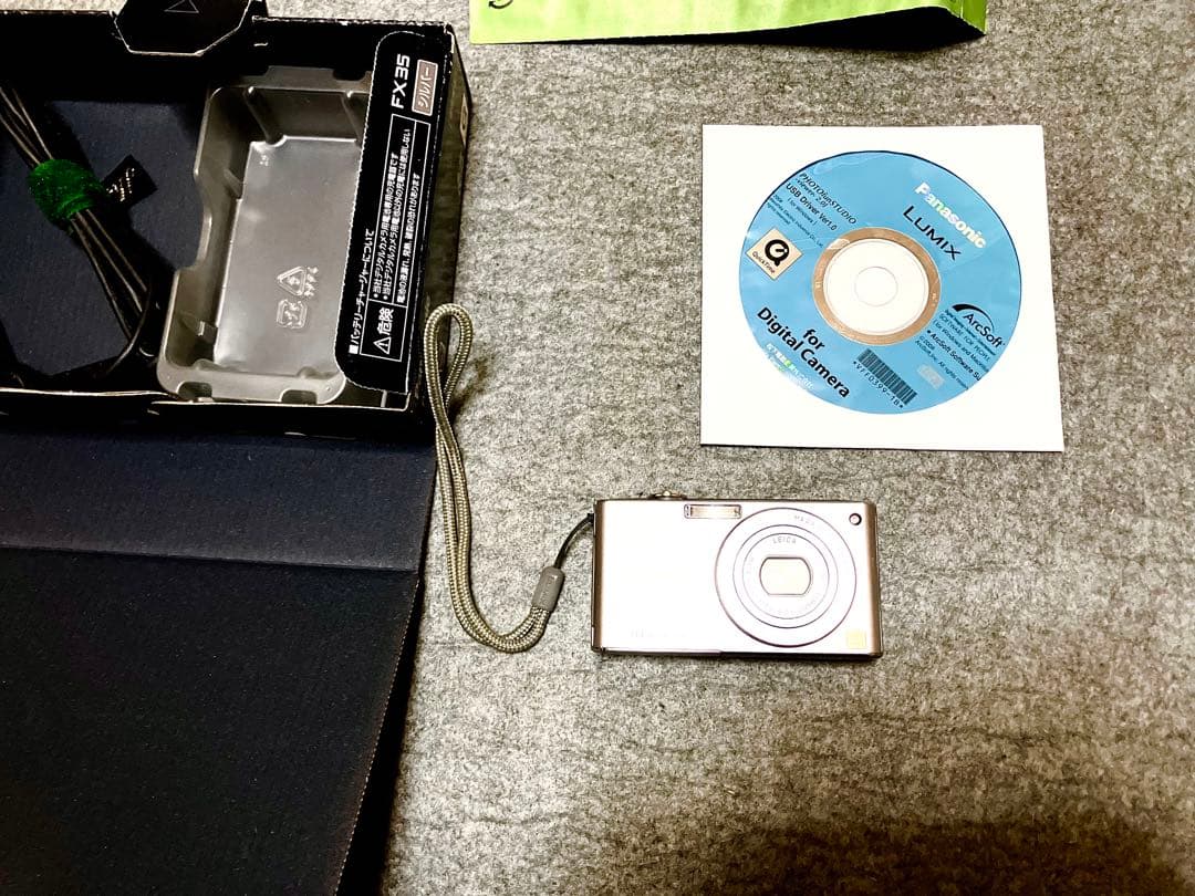 パナソニック デジカメLUMIX FX35 グロスゴールド DMC-FX35