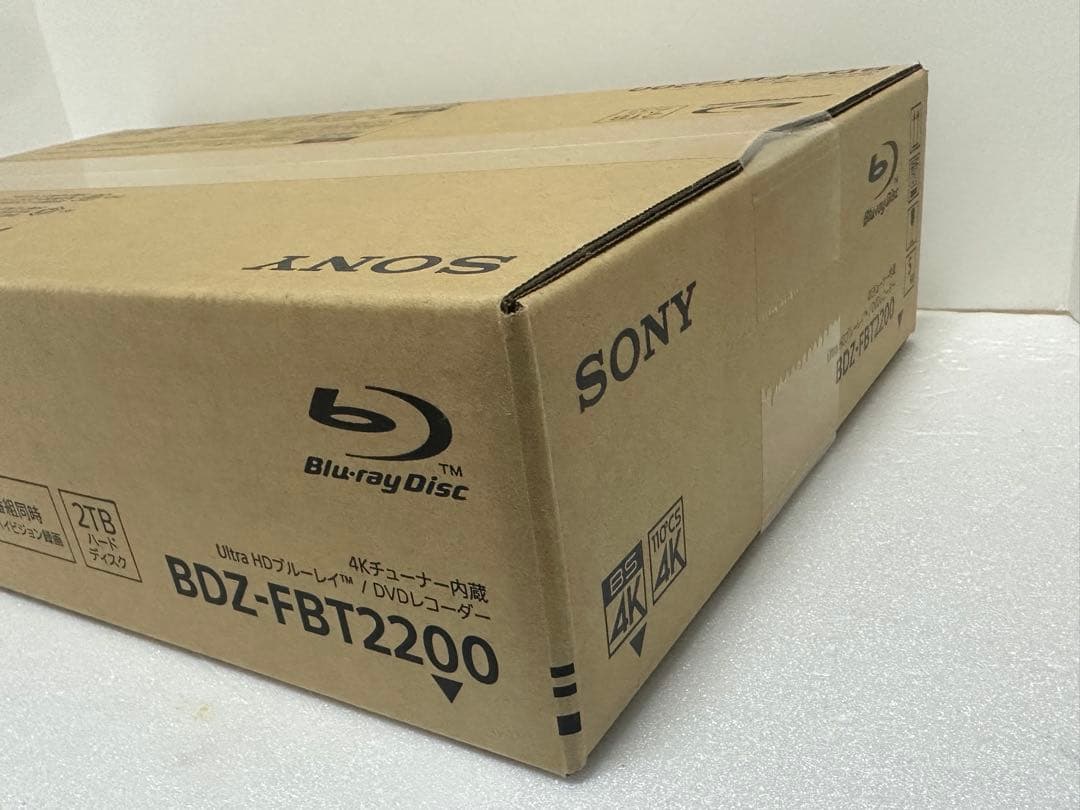 SONY BDZ-FBT2200 4Kブルーレイレコーダー