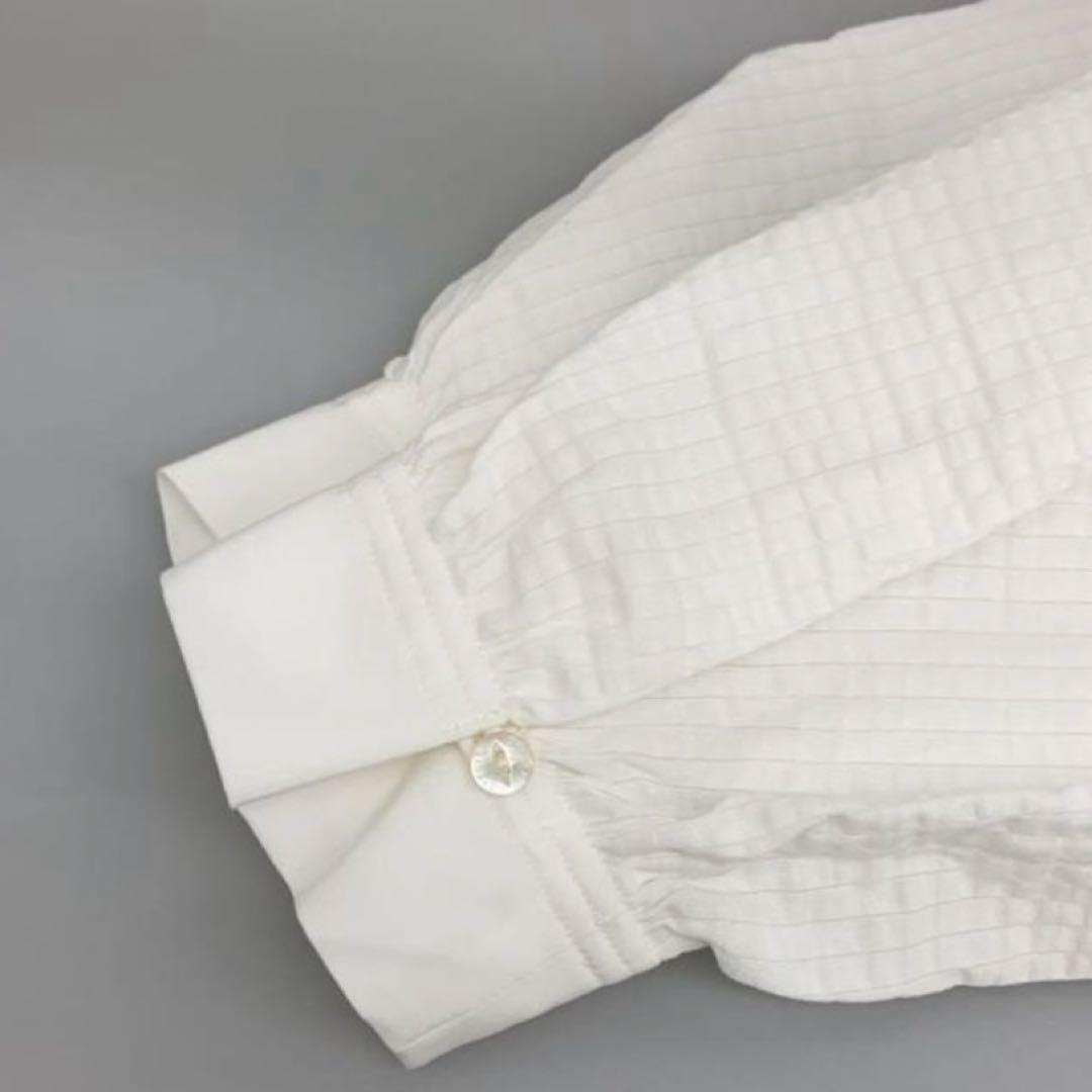 ドゥロワー　異素材トップス　ホワイト