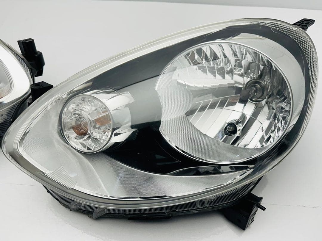 マーチ ハロゲン ヘッドライト ヘッドランプ100-17944 インナーブラック