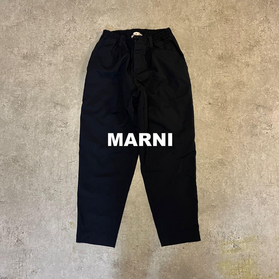 MARNI 23SS テーパード スラックス Navy 44 マルニ