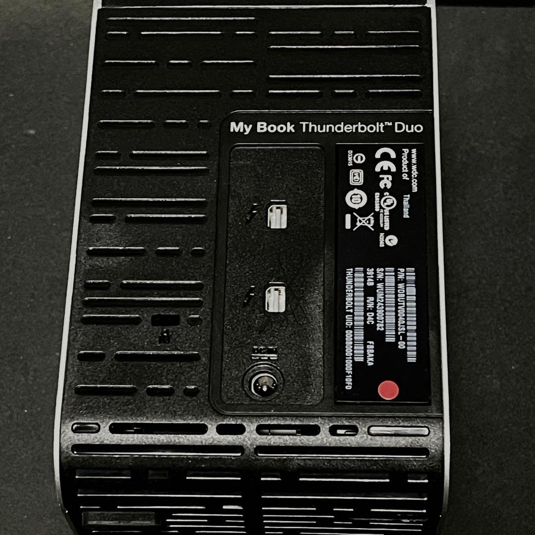 外付けハードディスク・ドライブ WD My Book Duo Thunderbolt HDD 2TB x 2