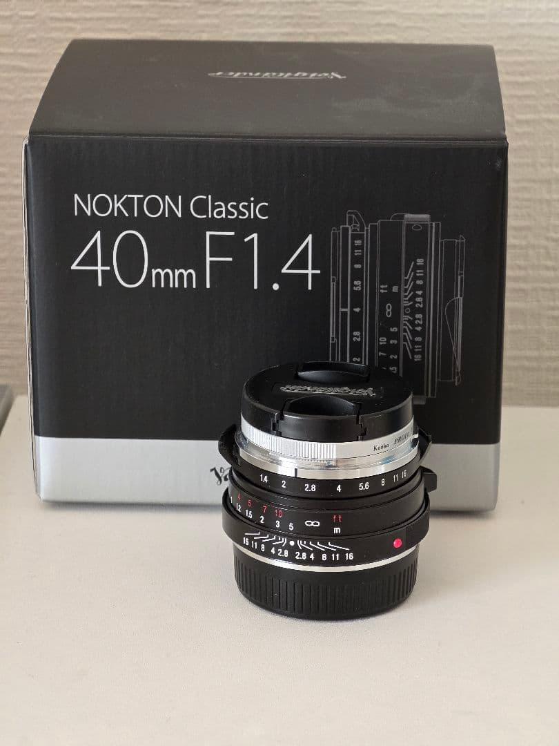 美品 NOKTON Classic 40mm F1.4 レンズ フィルター付