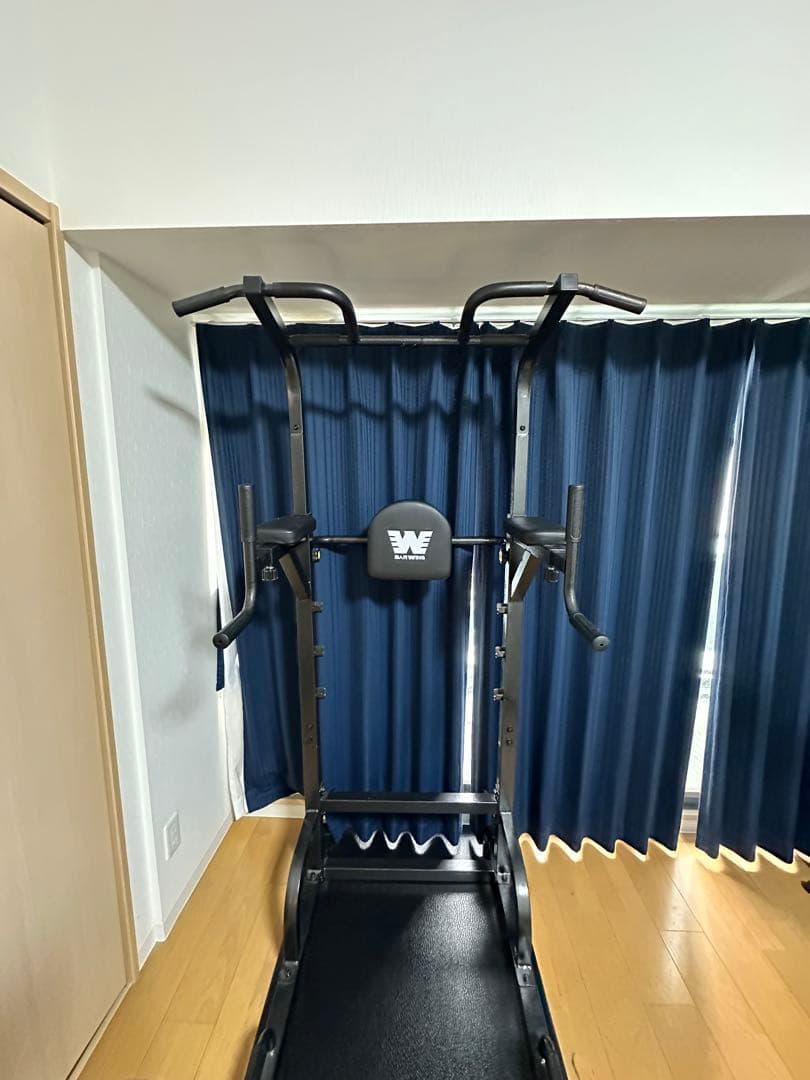 懸垂マシン【高さ調整/4WAY/クッション・マット付】