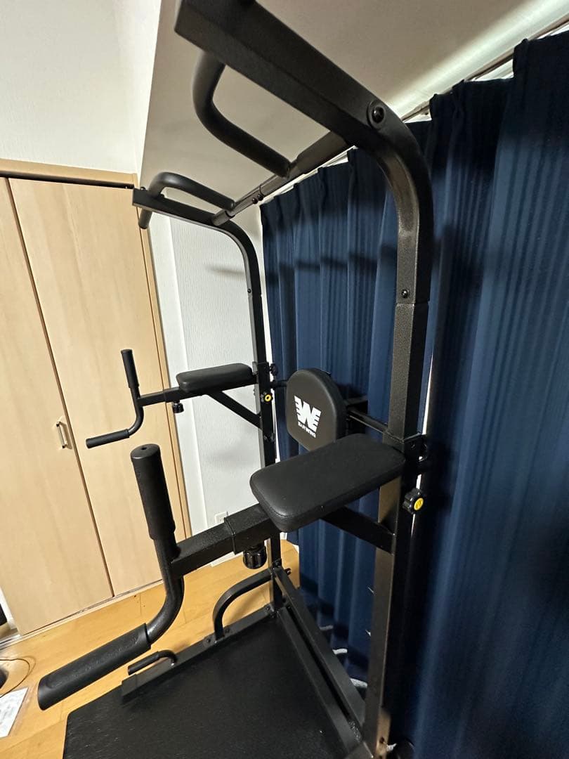 懸垂マシン【高さ調整/4WAY/クッション・マット付】