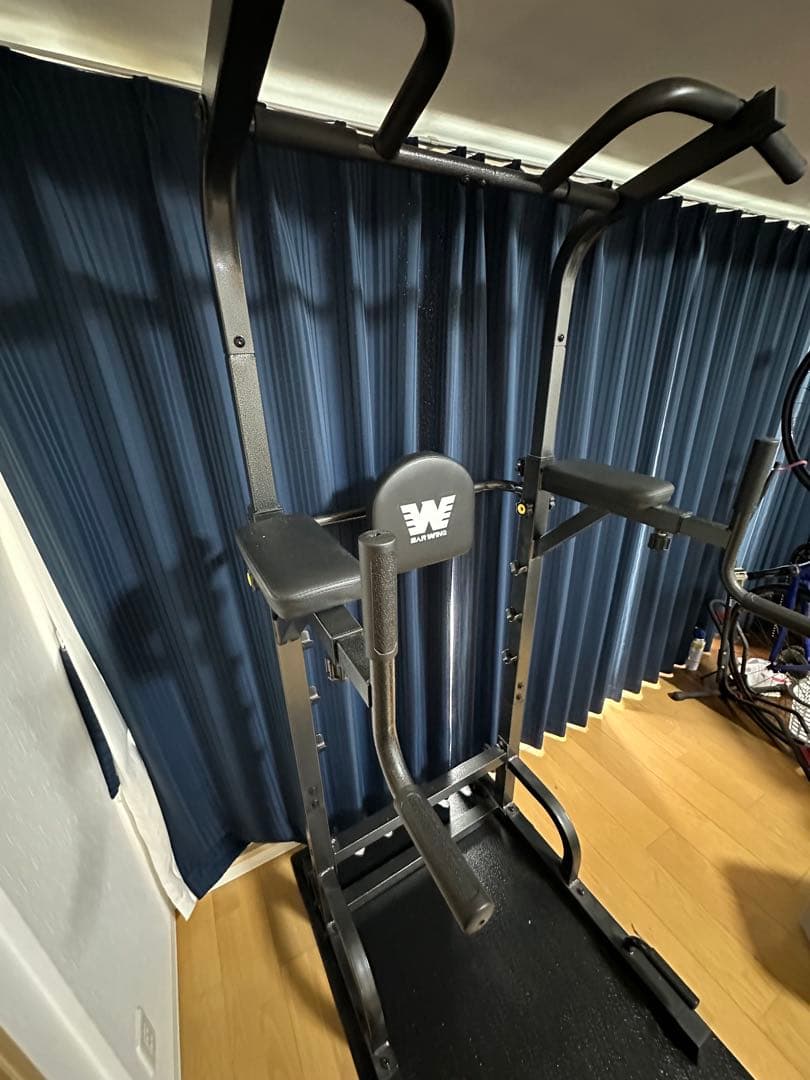 懸垂マシン【高さ調整/4WAY/クッション・マット付】