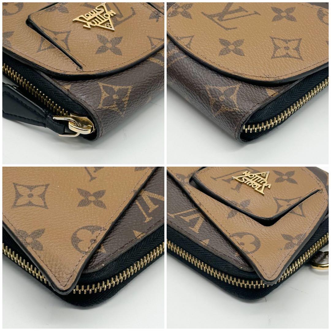 【希少】ルイヴィトン ジッピーウォレット モノグラム リバース シャディ 長財布