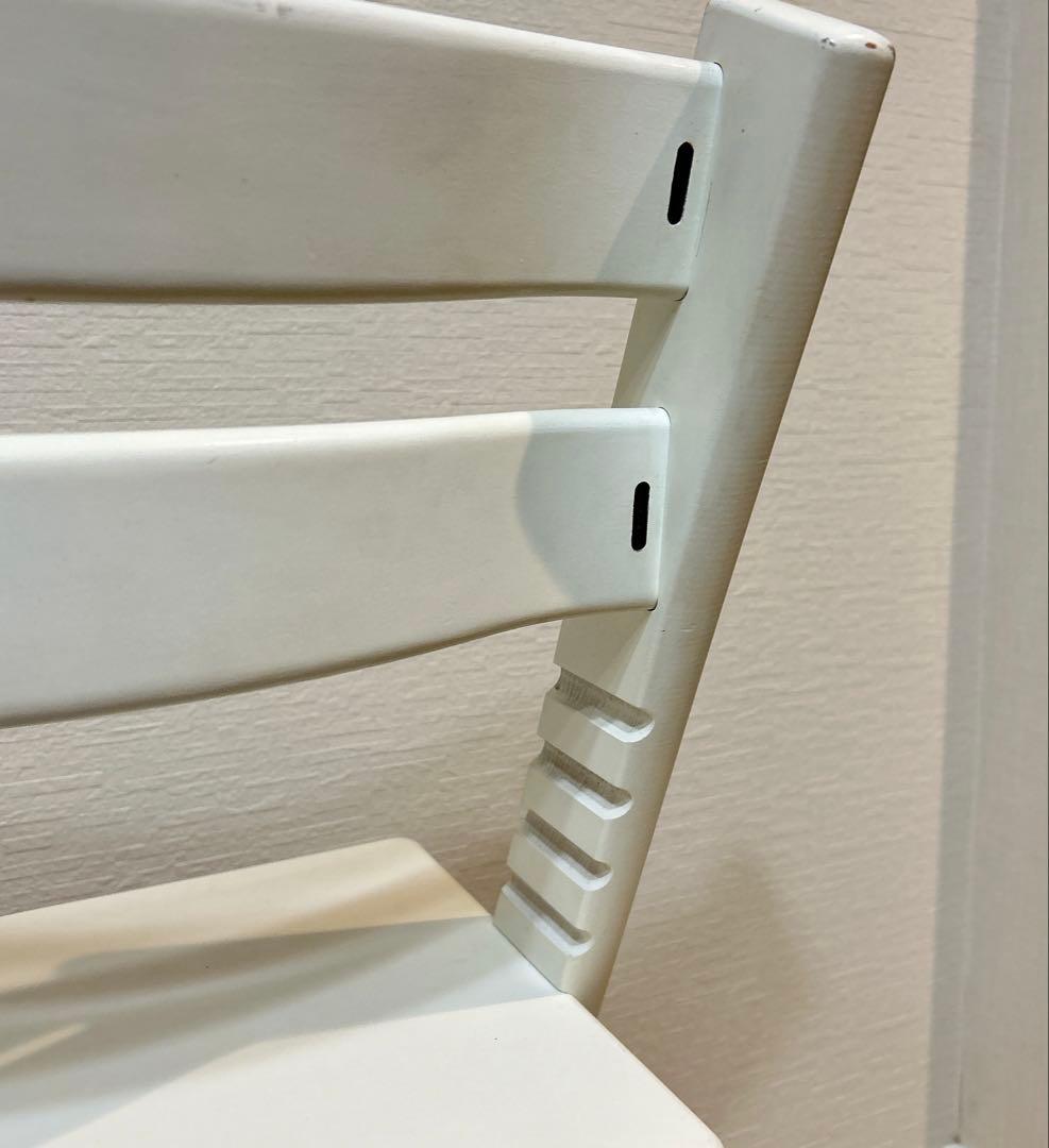【美品】STOKKE　トリップトラップ　ホワイト　シリアルナンバー4