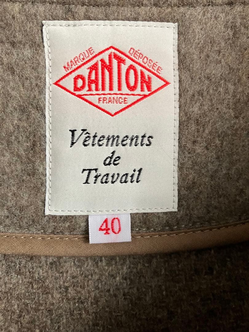 ※c0nさま専用※ DANTON ダントン ウールモッサ ノーカラーコート