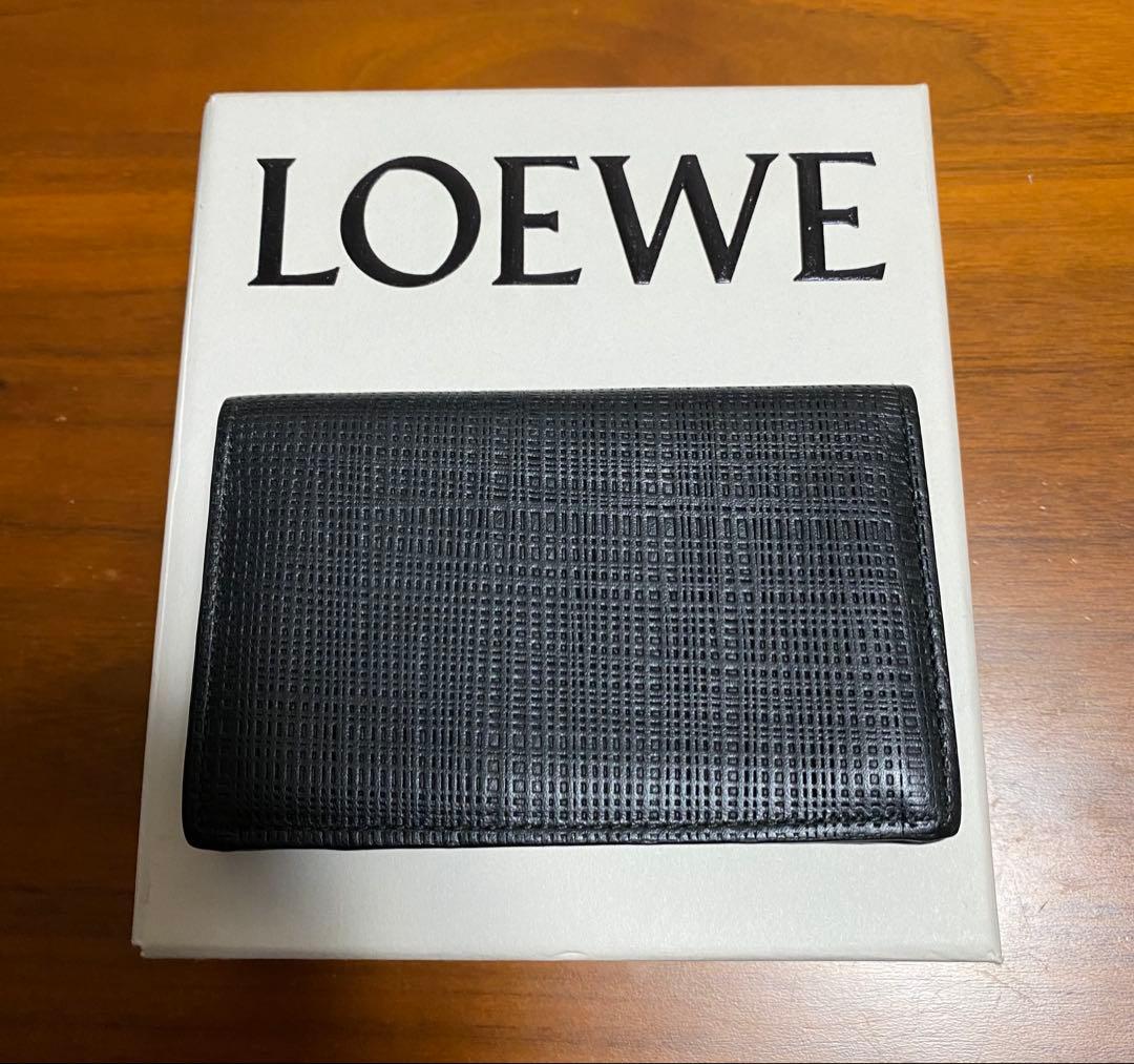 LOEWE ロエベ 名刺入れ ブラック カードケース