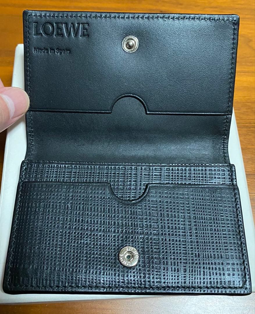 LOEWE ロエベ 名刺入れ ブラック カードケース