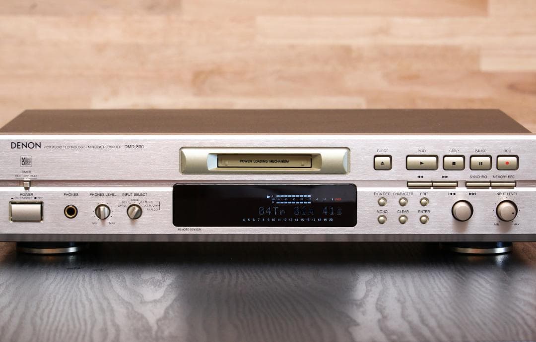 DENON DMD-800 MDデッキ　MDプレーヤー/レコーダー　 日本製②