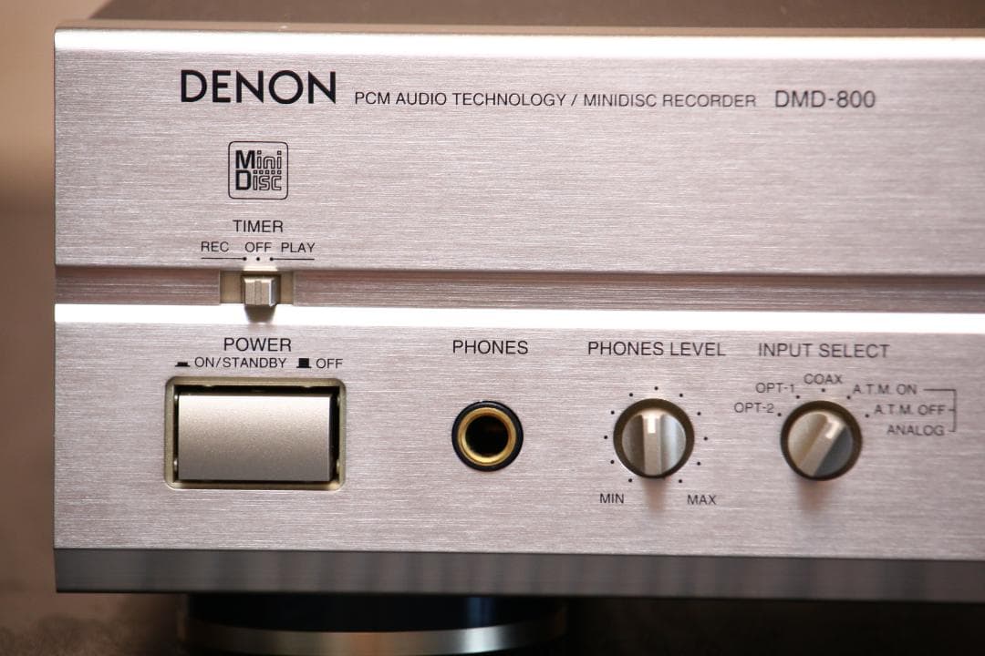 DENON DMD-800 MDデッキ　MDプレーヤー/レコーダー　 日本製②
