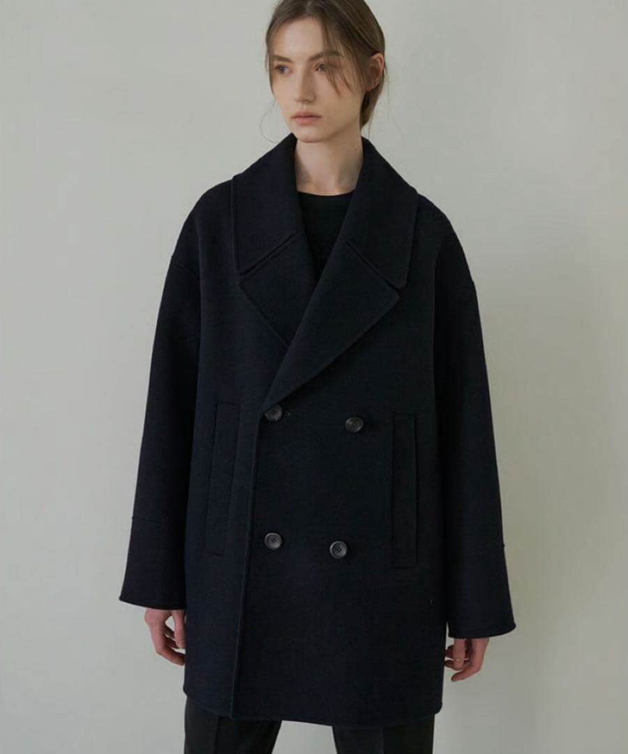 【na.e】Traditional Melton Coat