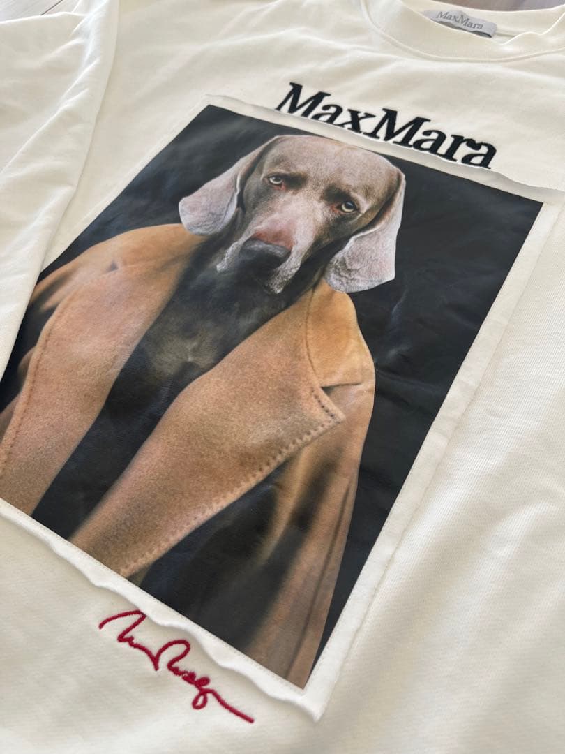 MaxMara 犬プリント スウェット　Sサイズ