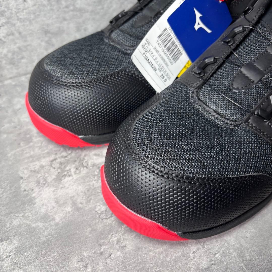 【新品タグ付き】ミズノ オールマイティ LS II 52L BOA 安全靴