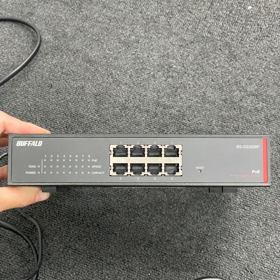 buffalo 全ポートギガビットイーサ対応スイッチングハブ SH1508ATC