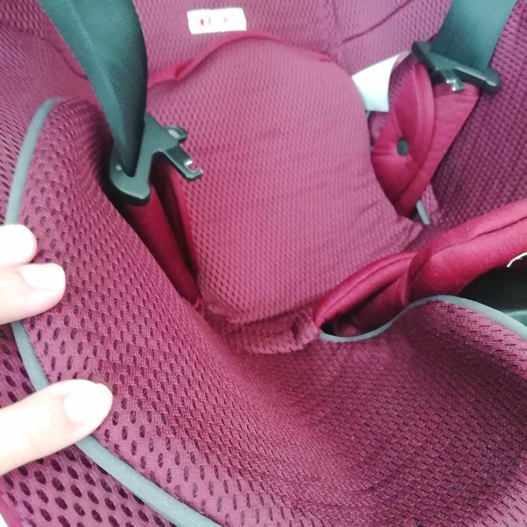 【美品】チャイルドシート　エールべべクルット5i（グランス）ルージュグリ
