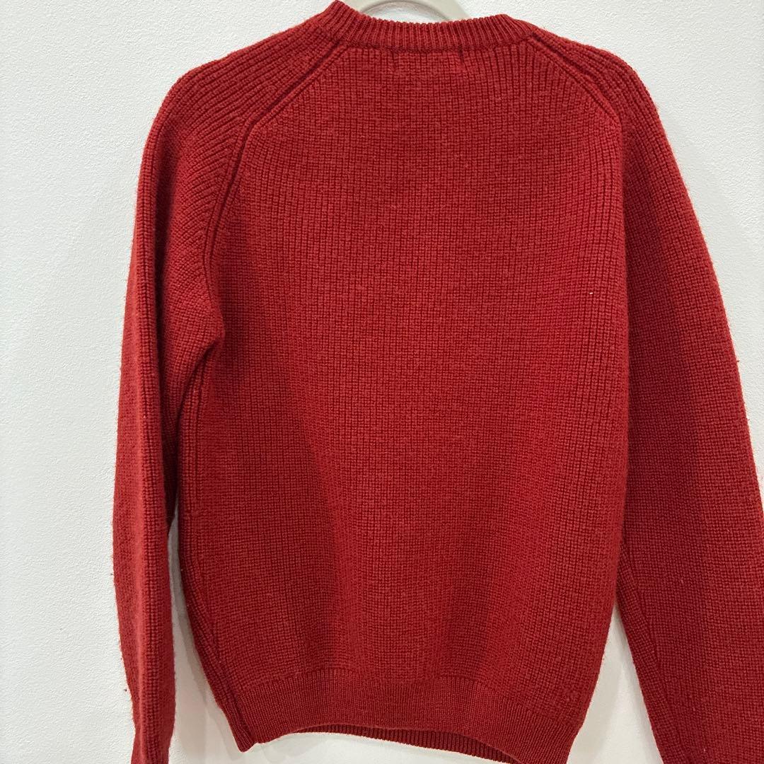 patagonia 赤 ラグランスリーブ ニットセーター