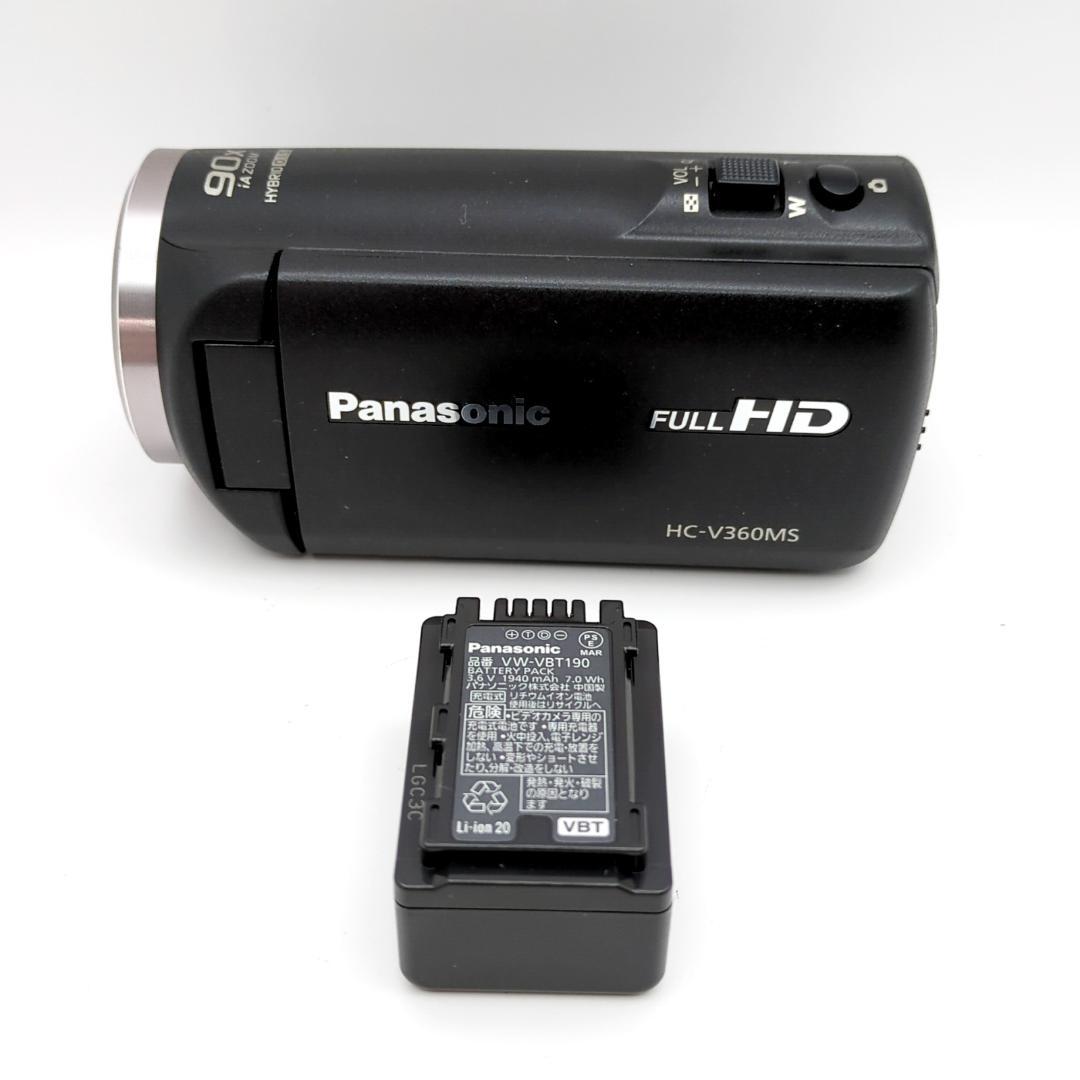 Panasonic HC-V360MS パナソニック ビデオカメラ 動作品