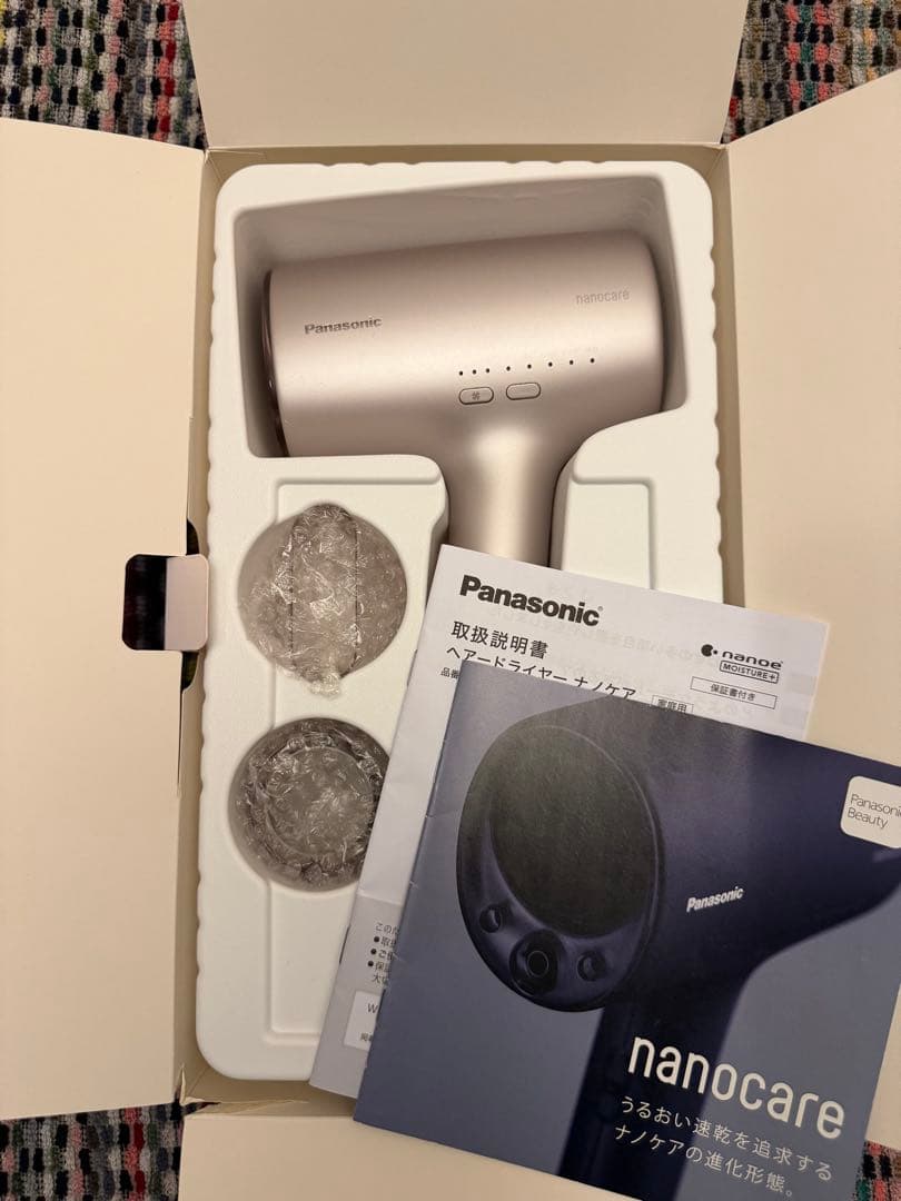 24年製 Panasonic EH-NA0J ナノケア ヘアドライヤー ピンク