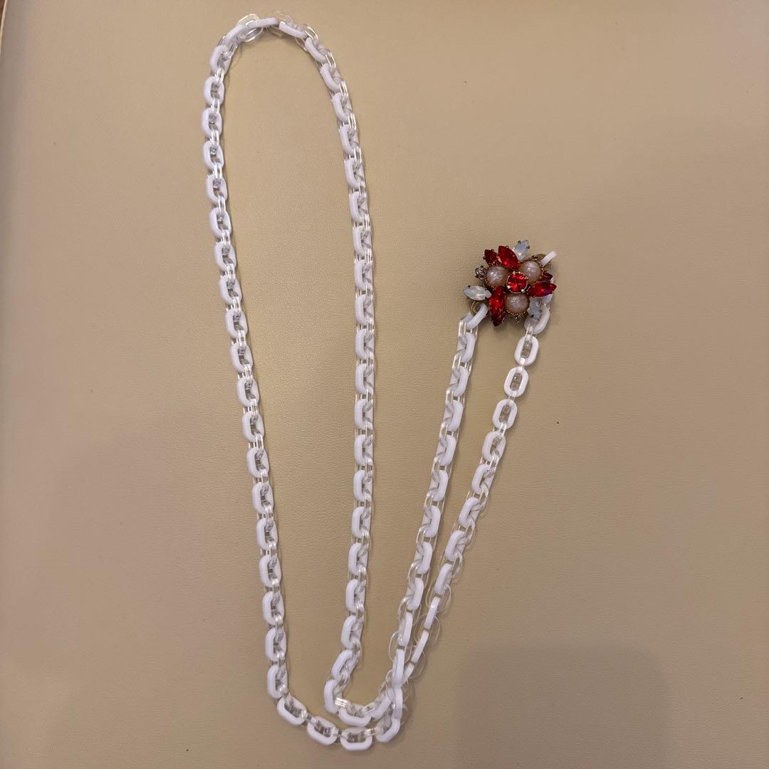 MIU MIU 花モチーフ ネックレス