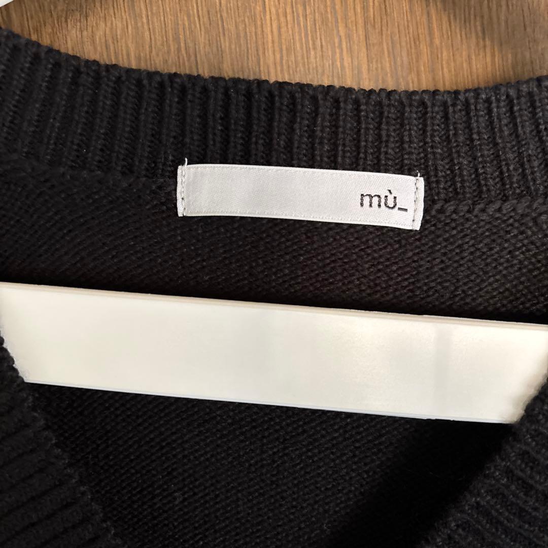 トップス mu_ kNIT VEST