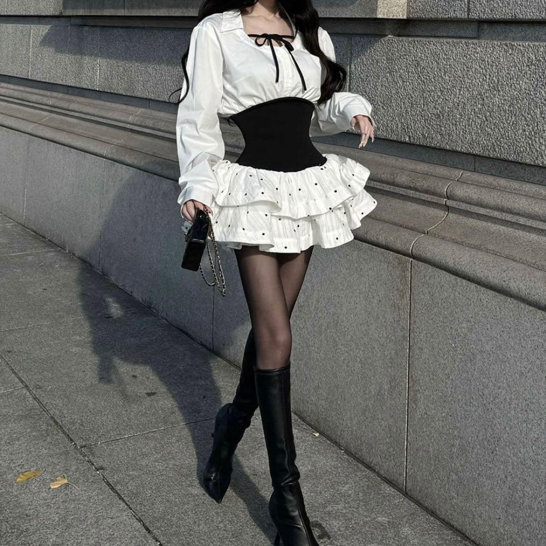 新品・未開封♡Darich♡ボリュームフレアセットアップ　FL size