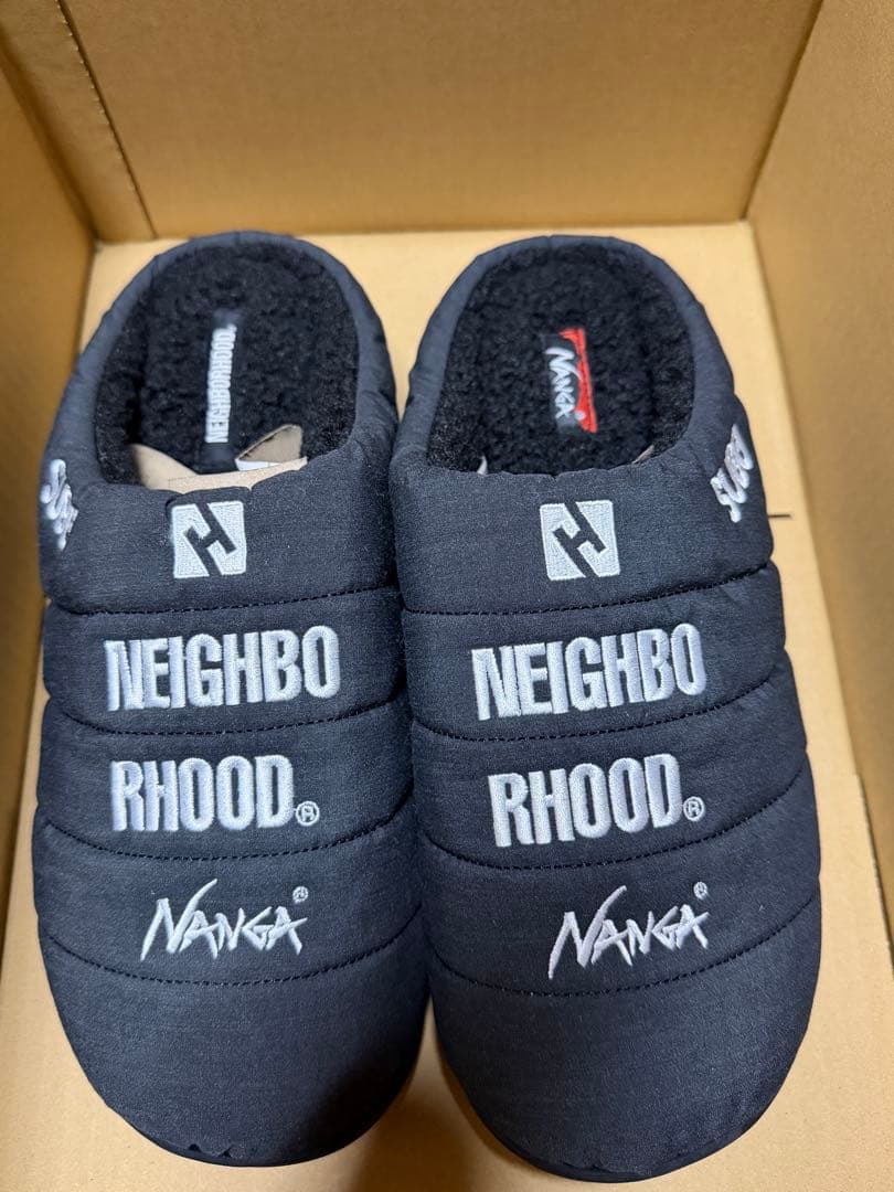 NEIGHBORHOOD NANGA SUBU サンダル 黒 26-27.5