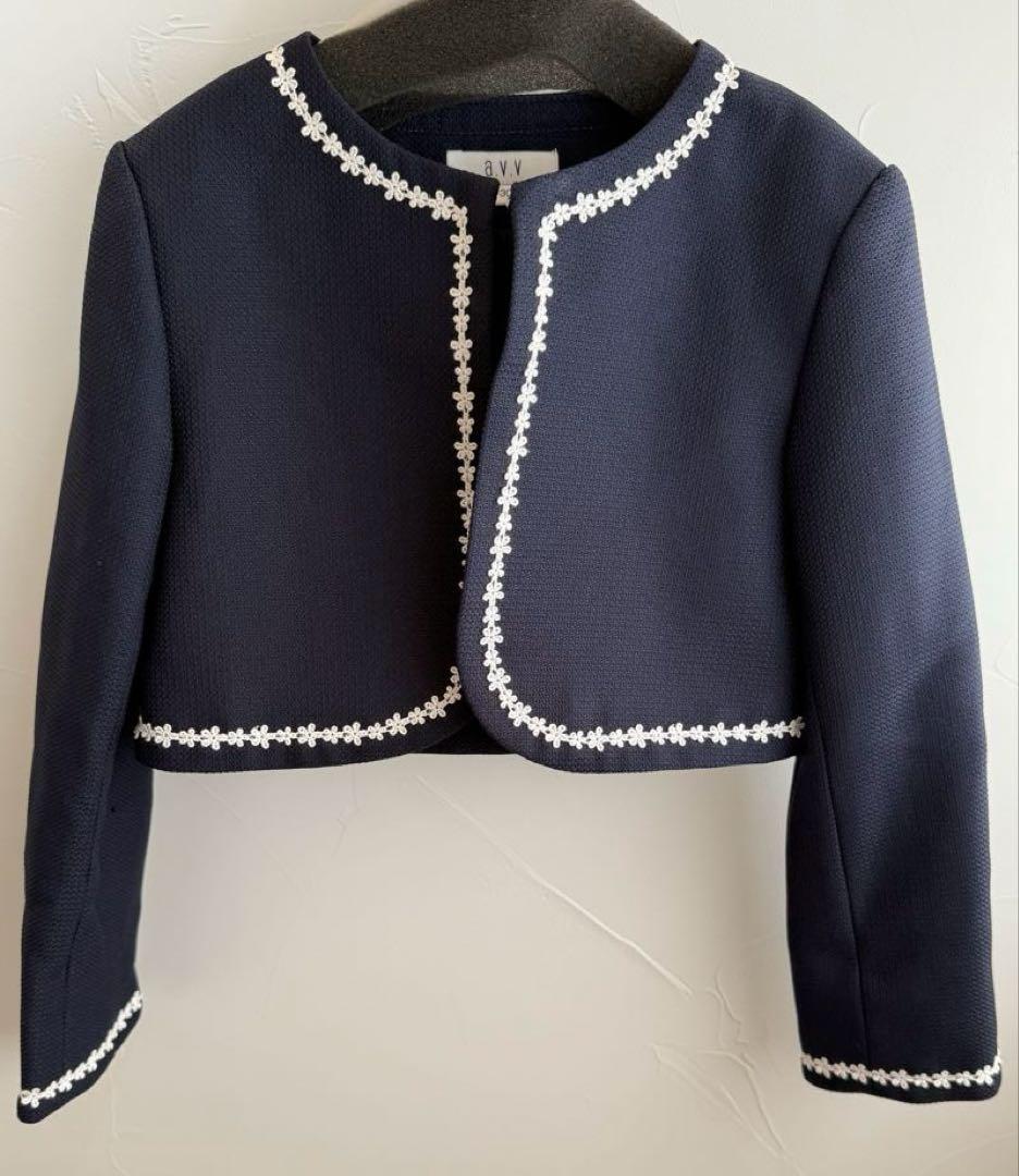 a.v.v 女の子　セレモニースーツ　2点セット　130 卒園式　入学式