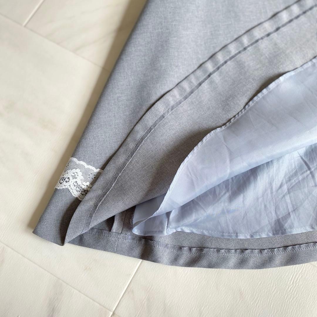 清楚 ネイビー×グレー＊120 入学 卒園⋈女の子 フォーマル アンサンブル