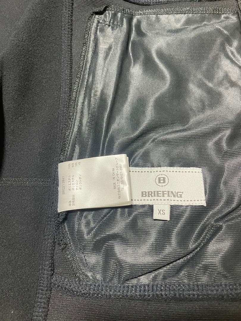 BRIEFING POLARTECベストブラックXS新品未使用品golfキャンプ