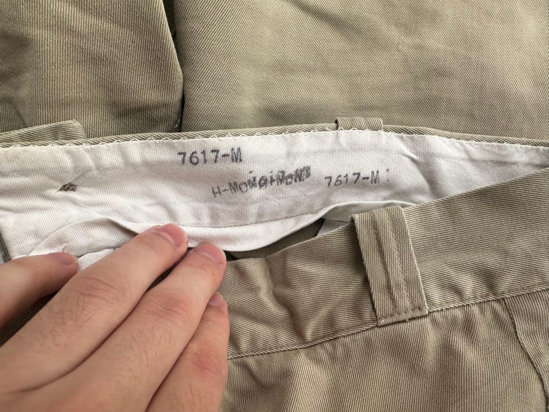 60s U.S. army chino trousers 米軍 チノパン