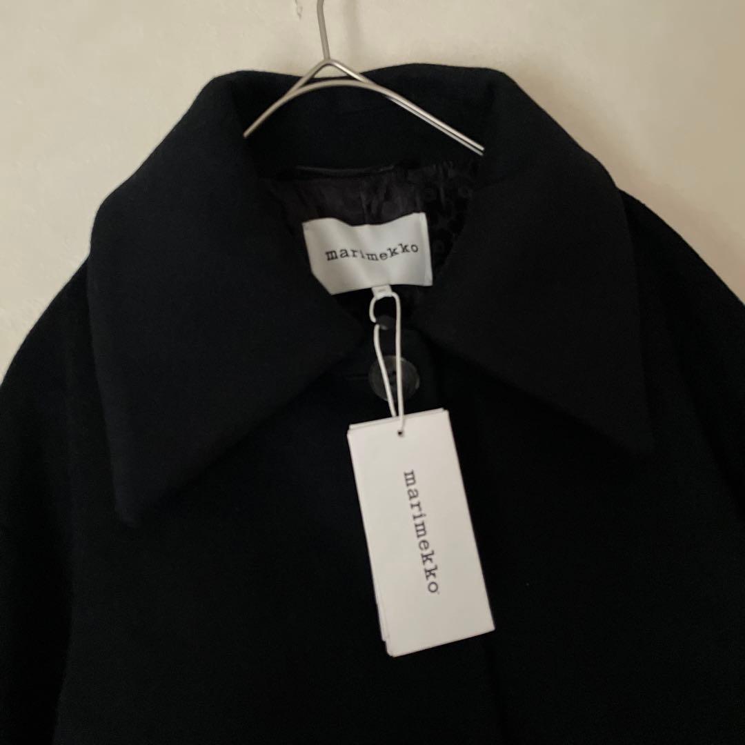 marimekko ピックイネン ウニッコ コート ブラック マリメッコ