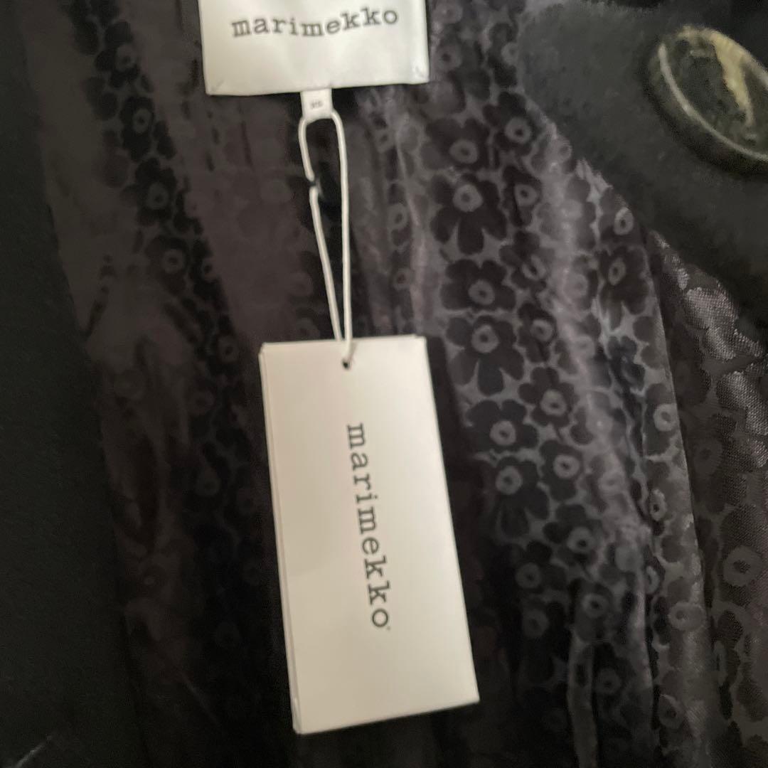 marimekko ピックイネン ウニッコ コート ブラック マリメッコ