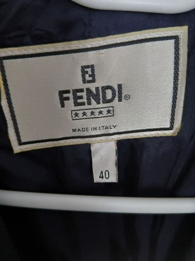 FENDI 刺繍付きテーラードジャケット 40