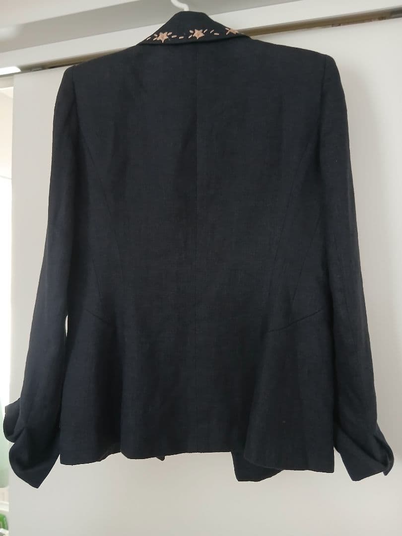 FENDI 刺繍付きテーラードジャケット 40