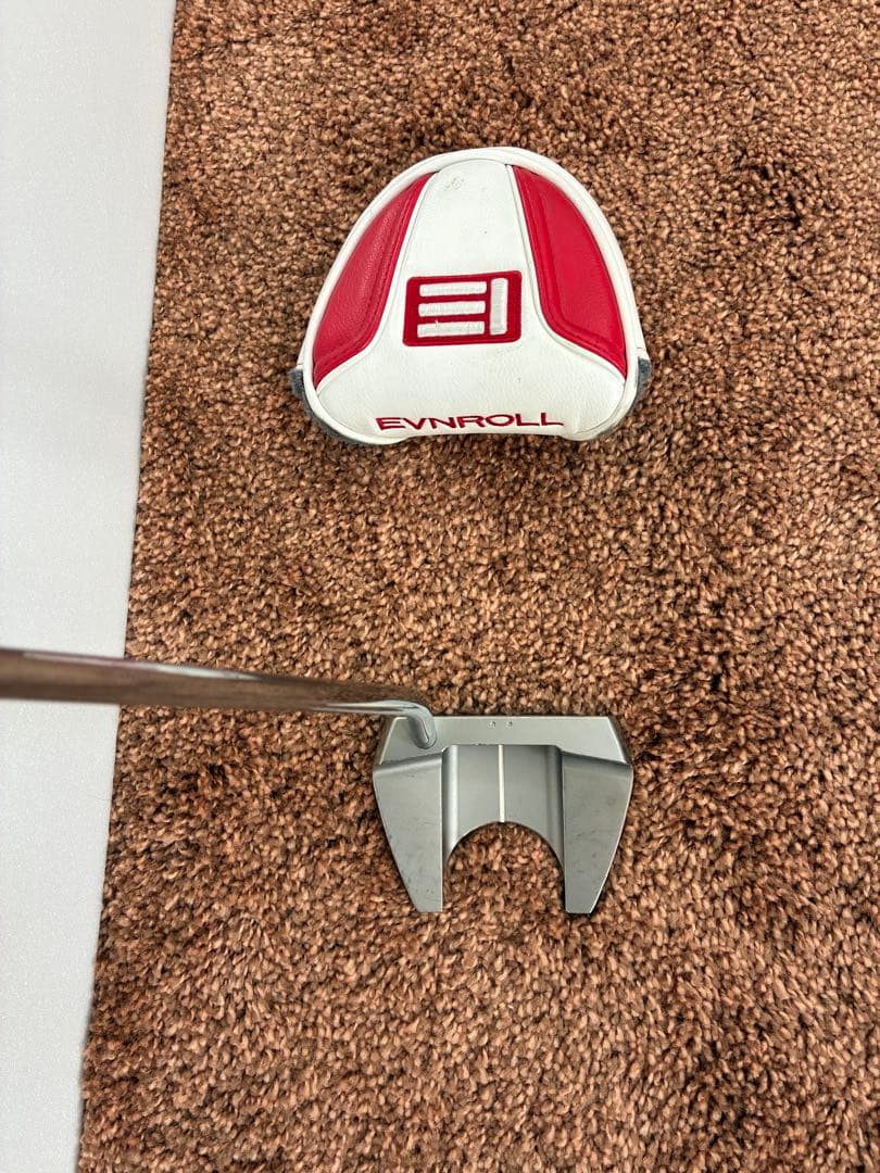 EVNROLL パター ヘッドカバー付き　値下げしました。