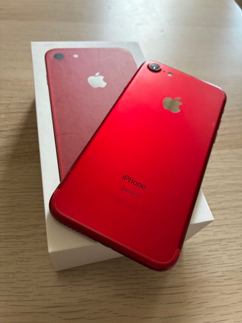 値下げ！美品 iPhone 7 本体128GB （箱付き)初期化•作動確認済み