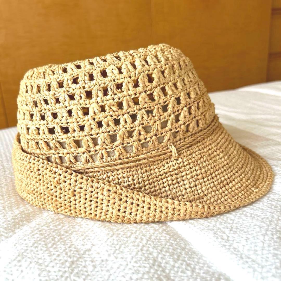 【美品】HELEN KAMINSKI ヘレンカミンスキー ラフィアハット