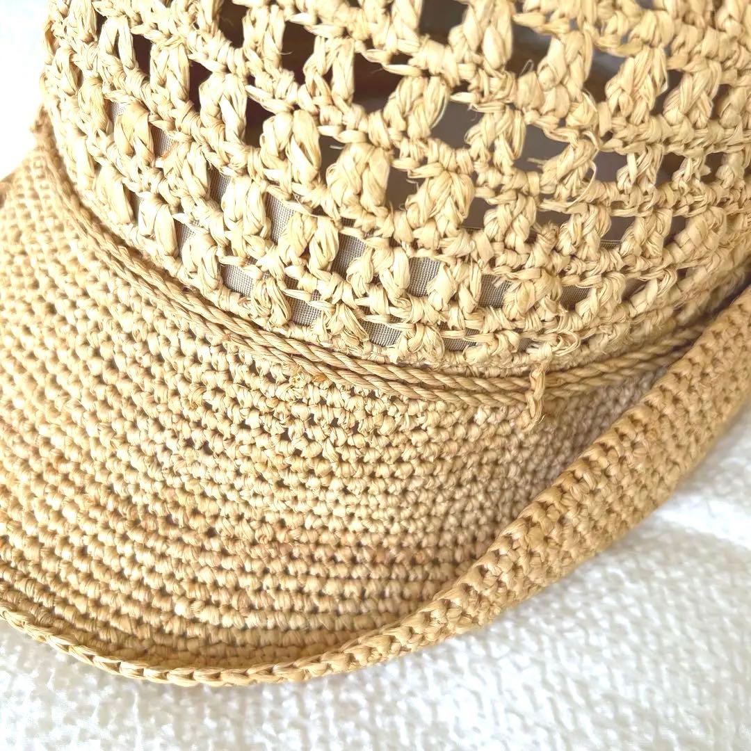 【美品】HELEN KAMINSKI ヘレンカミンスキー ラフィアハット