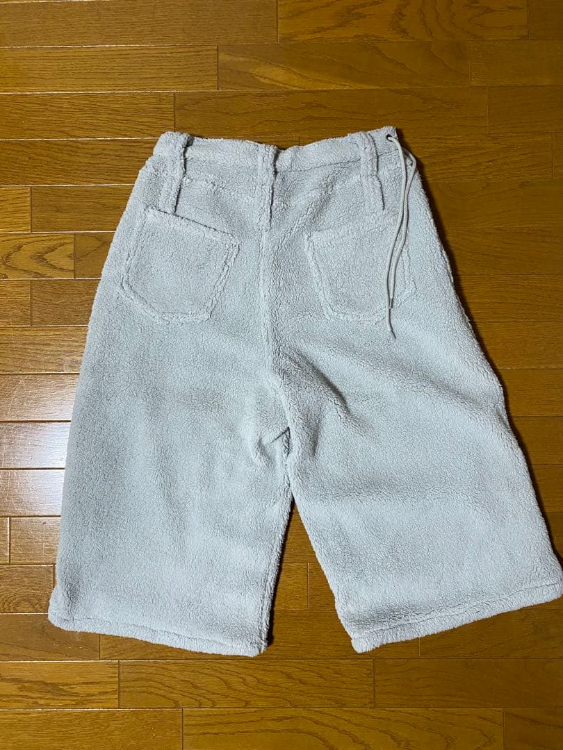 【HIROKI TSUZUKI】ボアハーフパンツ（グレー）